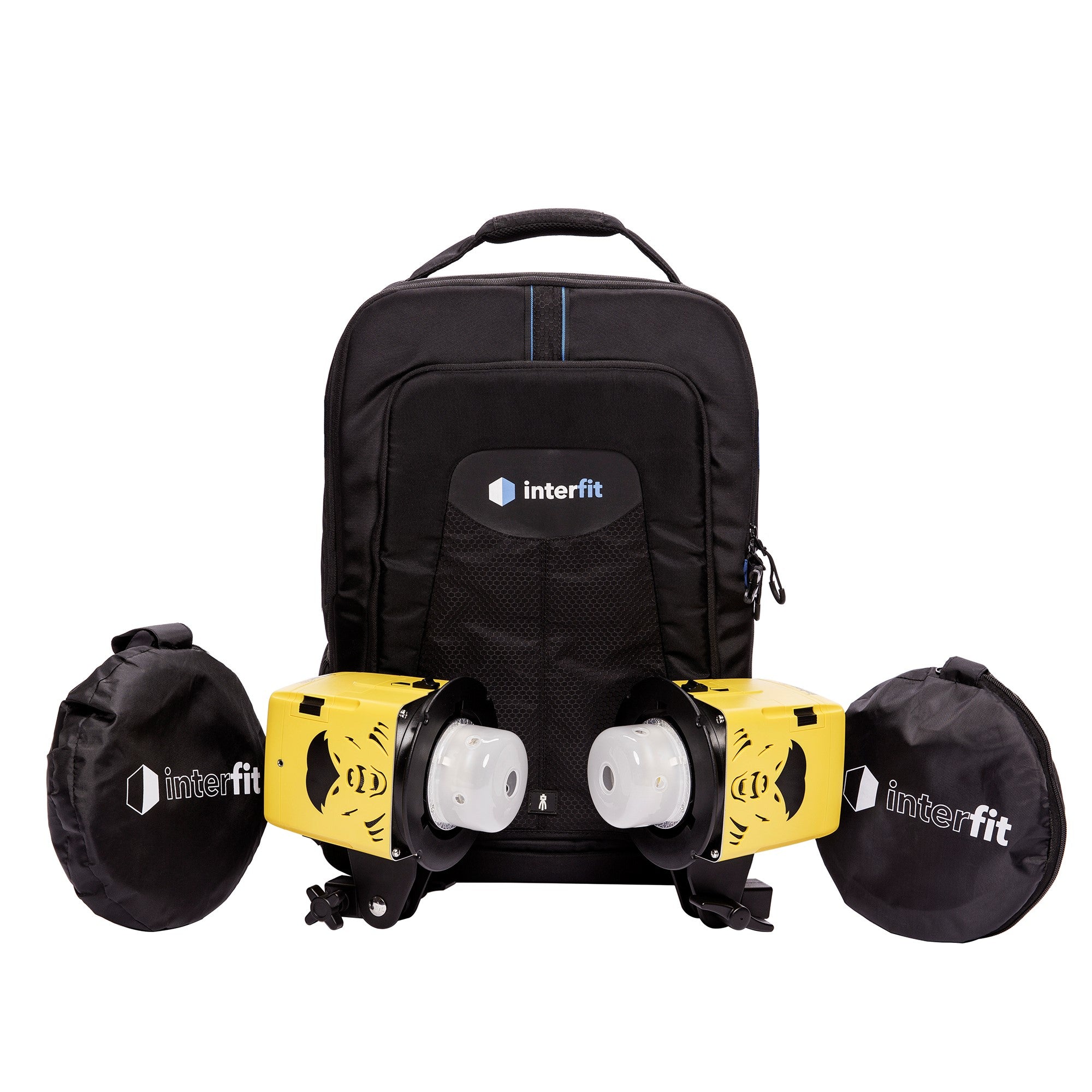 INTERFIT BADGER UNLEASHED 250Ws BATTERI KOMPAKT FLASH LAMPE KIT