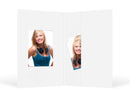 Pasfoto mappe 35x45 mm mat hvid