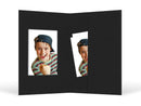 Pasfoto mappe 35x45 mm mat sort