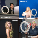 Fovitec 25 cm go mini foldbat BI-COLOR LED RING LIGHT