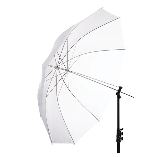 Interfit blød sølv / transparent paraply 150cm